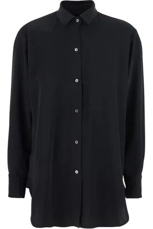 Plaîn Units Bluser & Skjorter, Dame, Sort, L, Klassisk Sort Tech Fabric Skjorte Kvinde