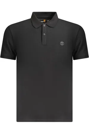 Timberland Top, Herre, Sort, S, Bomuld, Sort Bomuld Polo Skjorte Klassisk Krave
