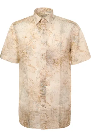 Etro Skjorte, Herre, , XL, Bomuld, Paisley Print Skjorte
