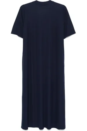 SEVENTY BY SERGIO TEGON Kjole, Dame, Blå, XS, Uld, Stilfuld Afslappet Skjorte til Mænd