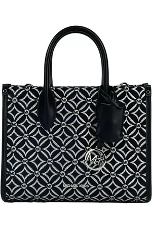 Michael Kors Taske, Dame, Sort, ONE SIZE, Læder, Elegant Crossbody Tote Taske med Justerbar Strop