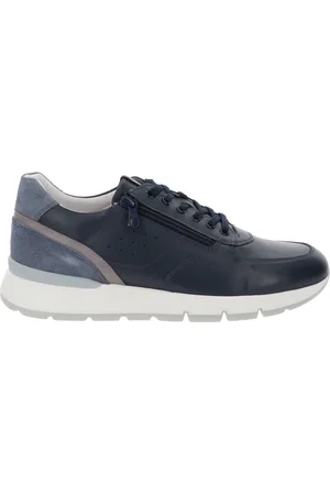 Nero Giardini Sko, Herre, Blå, 43 EU, Læder, Herre Læder Sneakers