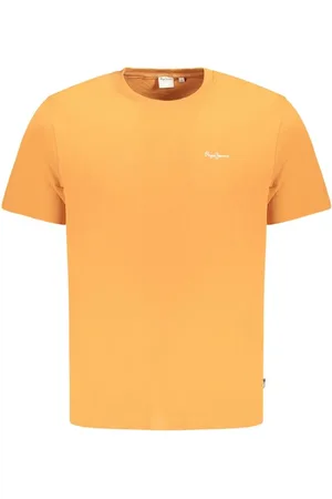 Pepe Jeans Top, Herre, , XL, Bomuld, Bomuld Crew Neck T-Shirt med Broderet Logo