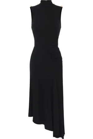 Elisabetta Franchi Kjole, Dame, Sort, L, Sort Kjole til Kvinder Elegant Stil