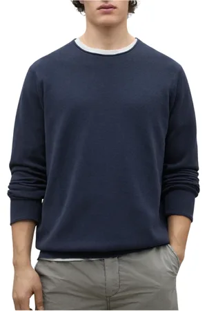 ECOALF Strik, Herre, Blå, S, Bomuld, Strik Herre Navy Sweater