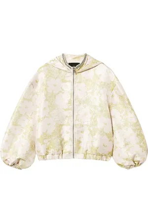 ACTITUDE Jakke, Dame, Flerfarvet, S, Polyester, Blomstret Jacquard Bomberjakke