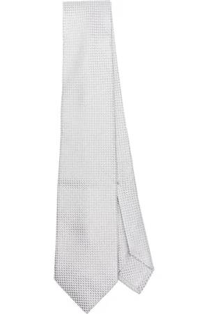 BARBA Tilbehør, Herre, Grå, ONE SIZE, Uld, Lys Grå Silkeslips Stilfuldt Design