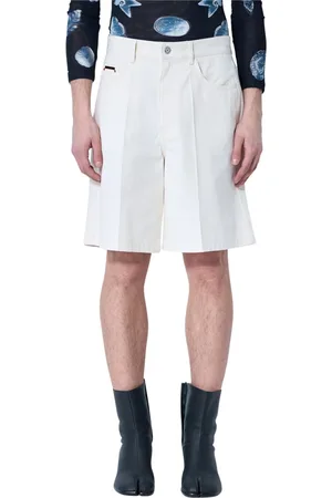 Marni Shorts, Herre, Hvid, W32, Bomuld, Mid Rise Bermuda Shorts
