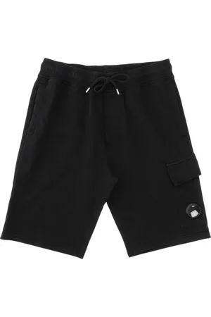 C.P. Company Shorts, Herre, Sort, L, Cargo Linse Fleece Shorts