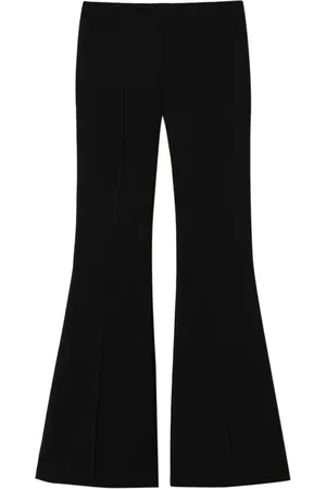 Twin-Set Bukser, Dame, Sort, 2XS, Polyester, Sorte Flare Bukser