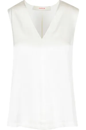 Jucca Top, Dame, , XS, Satin, Satin V-hals ærmeløs top