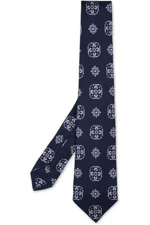 Kiton Tilbehør, Herre, Blå, ONE SIZE, Blå Silke Elegant Tørklæde