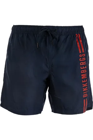 Bikkembergs Badetøj, Herre, Blå, 2XL, Uld, Sporty Elegance Badeshorts