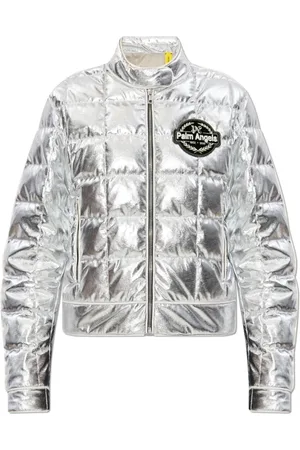 Moncler Jakke, unisex, Grå, XS, Polyester, Flykra Down Jacket