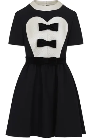 VALENTINO Kjole, Dame, Sort, XS, Elegant Mini Kjole