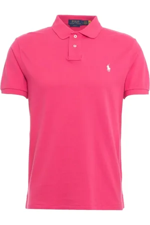 Ralph Lauren Top, Herre, Lyserød, M, Bomuld, Slim Fit Polo Ss25