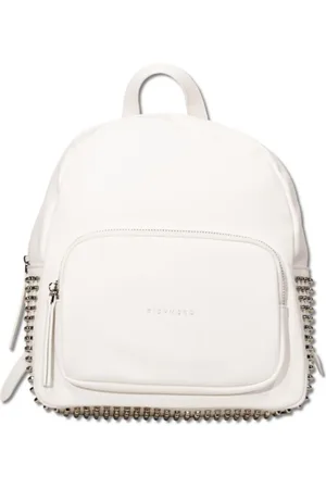 John Richmond Taske, Dame, Hvid, ONE SIZE, Olame Rygsæk med glat finish