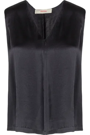 Jucca Top, Dame, Sort, XS, Silke V-hals ærmeløs top