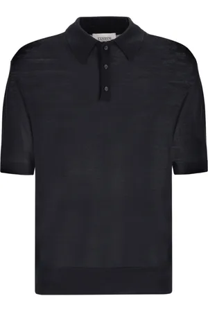 LANEUS Strik, Herre, Sort, S, Strikket polo