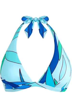 Vilebrequin Badetøj, Dame, Flerfarvet, XS, Uld, Madrague Halterneck Bikini Top til kvinder