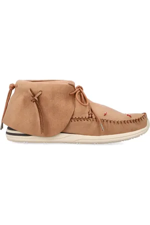 VISVIM Sko, Herre, Brun, 45 EU, Læder, Lysbrune Sneakers Håndsyet Læder Kork