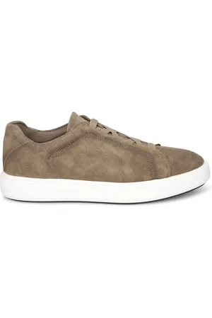 Officine creative Sko, Herre, Brun, 43 EU, Brun Ruskind Sneakers Minimalistisk Design