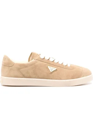 Prada Sko, Herre, , 41 EU, Uld, Ruskind Panel Sneakers
