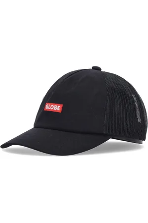 Globe Tilbehør, unisex, Sort, ONE SIZE, Bomuld, Sort Trucker Cap med buet skygge