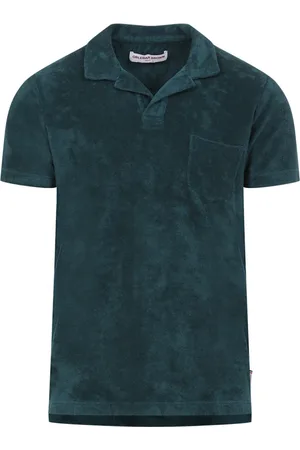 Orlebar Brown Top, Herre, Grøn, L, Uld, Grøn T-shirt Stilfuldt Afslappet Tøj