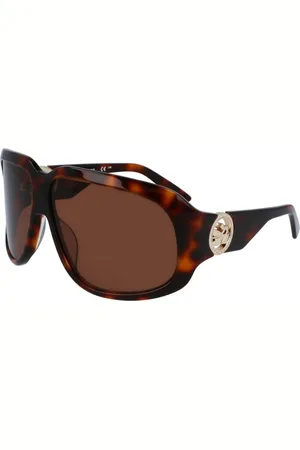 Longchamp Tilbehør, Dame, Brun, ONE SIZE, Uld, Brun Acetat Solbriller