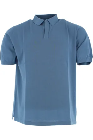 MC2 SAINT BARTH Top, Herre, Blå, XL, Bomuld, Blå Polo Shirt Korte Ærmer