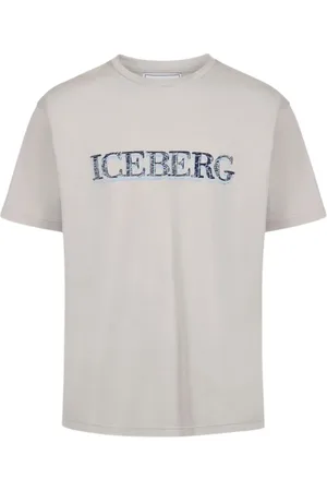 Iceberg Top, Herre, Grå, M, Lysegrå T-shirt