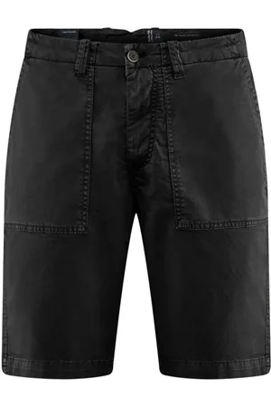 Bomboogie Shorts, Herre, Sort, W38, Bomuld, Bermuda med træthedslommer i bomuldsgabardin