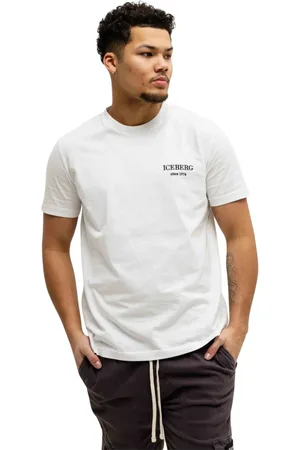 Iceberg Top, Herre, Hvid, L, Bomuld, Jersey T-Shirt