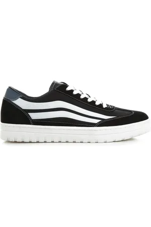 Paul Smith Sko, Herre, Sort, 40 EU, Bomuld, Sorte Park Trainers med Dobbelt Stribe