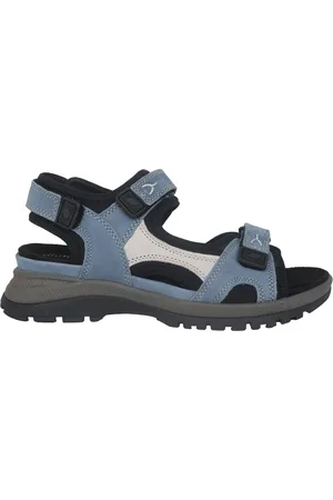 Waldläufer Sko, Dame, Blå, 37 EU, Brede pasform damesandaler kollektion