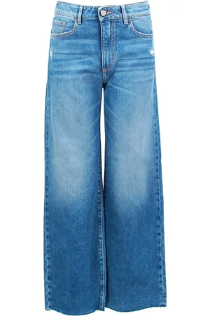 Icon Denim Jeans, Dame, Blå, W24, Denim, Blå Denim Jeans