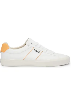 HUGO BOSS Sko, Herre, Flerfarvet, 43 EU, Uld, Sporty Sneakers