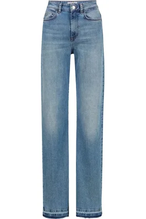 Iceberg Jeans, Dame, Blå, W26, Denim, 5-pocket straight leg bukser