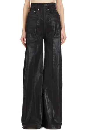 Rick Owens Bukser, Dame, Sort, S, Denim, Sort Denim Cooper Jeans