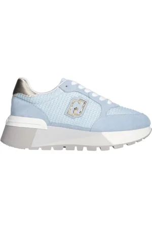 Liu Jo Sko, Dame, Blå, 37 EU, Uld, Fantastiske 25 Kvinders Platform Sneakers