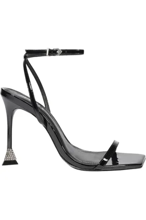 Schutz Sko, Dame, Sort, 37 EU, Læder, Elegante højhælede sandaler