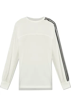 Y-3 Top, Herre, Hvid, L, Bomuld, Langærmet top