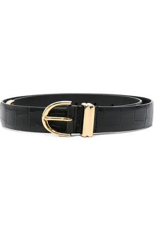 Khaite Tilbehør, Dame, Sort, 90 CM, Uld, Bambi Skinny Bælte