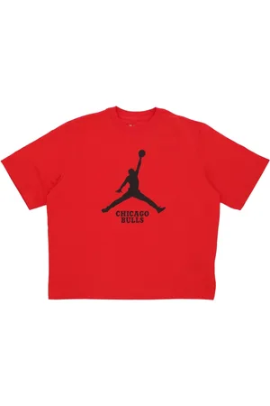 Jordan Top, Dame, Rød, L, Bomuld, Boxy Tee