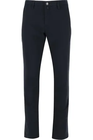 Jacob Cohen Bukser, Herre, Blå, W38, Bomuld, Stretch Bomulds Navy Straight Bukser