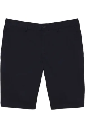 Lacoste Shorts, Herre, Blå, W33, Bomuld, Stretch Cotton Bermuda Shorts Navy