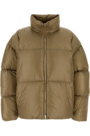 Jil Sander Jakke, Dame, Brun, S, Nylon, Nylon Dona Biscuit Jakke