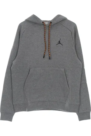 Jordan Sweathshirts & Hoodies, Herre, Grå, XL, Bomuld, Jumpman Fleece Pullover Hættetrøje