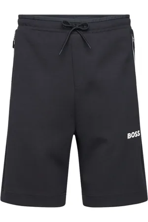 HUGO BOSS Shorts, Herre, Sort, 2XL, Bomuld, Mesh Panel Cotton Shorts